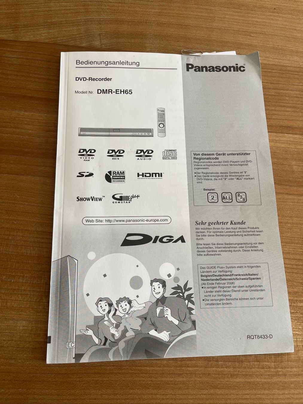 Panasonic Aufnahmegeräte: DVD-Recorder – Gebraucht aus Uttigen von mas_6yq7 5