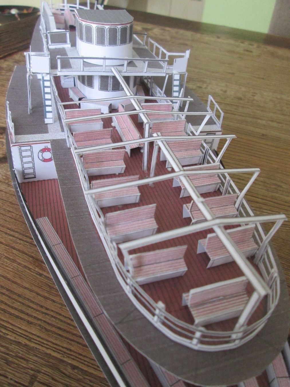 Kit di modellismo & Modellini statici: Dampfschiff Unterwalden Modellb. 1:100 – Nuovo e nell'imballaggio originale da Sempach venduto da Pilatus20 6
