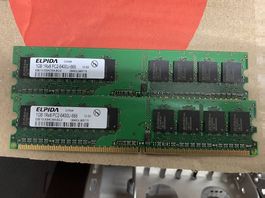 Elpida 2 gigs (1gig x 2) DDR2-800 memory