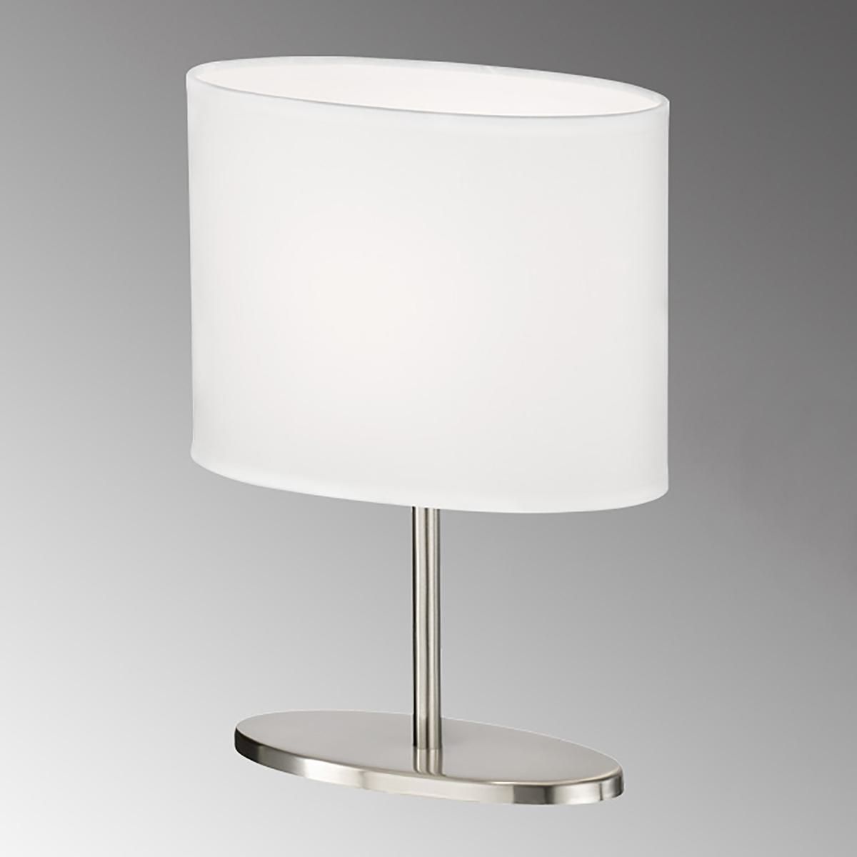 Lampen: Tischleuchte, Stoff, Oval, 27 cm Höhe – Neu (gemäss Beschreibung) aus Kreuzlingen von Smart-Light