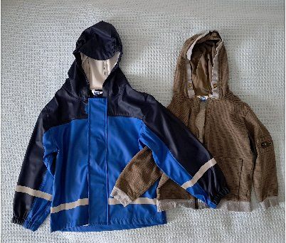 Kinder Kleiderset Jacke u Regenjacke, Gr 110