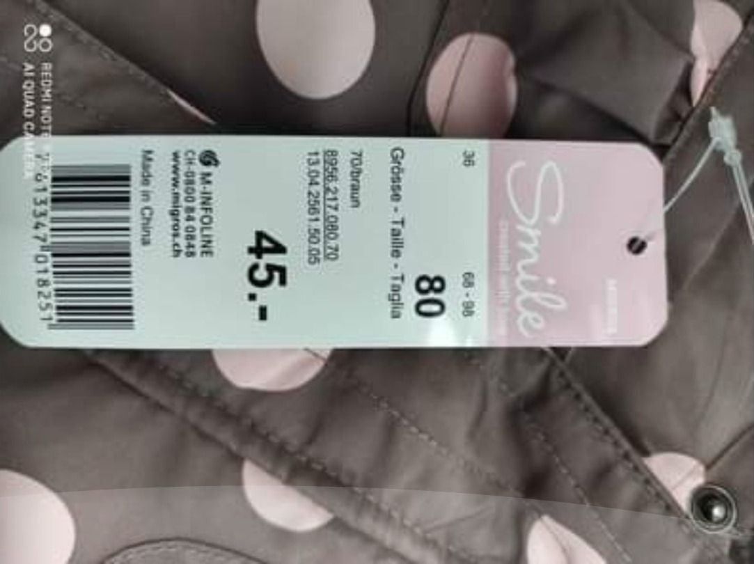 Giacche & Cappotti: Kinder Winter Jacke 3in1 Gr.80 – Nuovo e nell'imballaggio originale da Oensingen venduto da mamma86 7