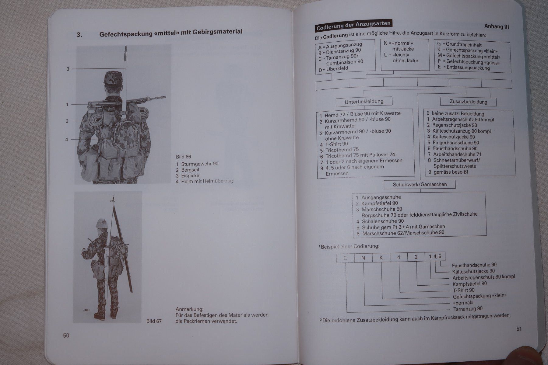 Zeitschriften & Magazine: Reglement 51.9 d "Kampfbekleidung 90..." – Gebraucht aus Muttenz von Laeckerlihamschter 4
