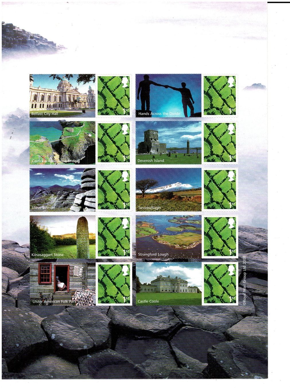 Alle Briefmarken: Ulster Nordirland  1 KB – Neu (gemäss Beschreibung) aus Lausanne von Whorvath