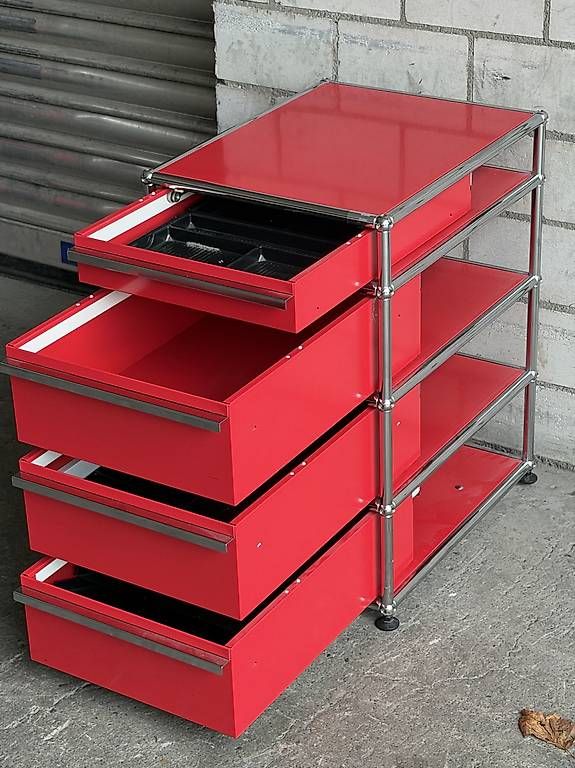 USM Korpus: USM Haller Korpus Rot   Neue Generation – Gebraucht aus Dietikon von Kumar_Occasionen 4