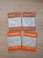 Cartes Nationales Suisse Topo : Montreux, Diablerets etc.