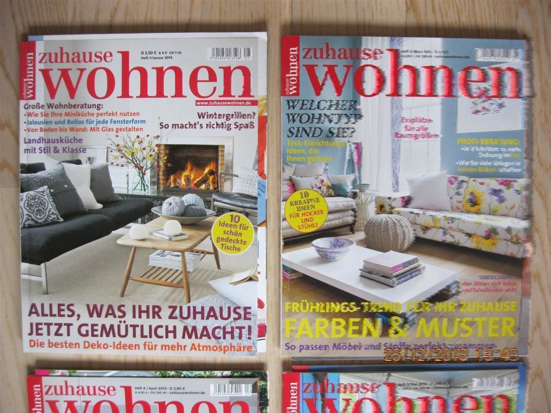 Zeitschriften & Magazine: ZuHause Wohnen 7 Hefte 2015, 1 Heft 2014 – Neu (gemäss Beschreibung) aus Affoltern am Albis von Sabinezc 1