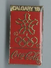 Coca-Cola Placchette & Badge: Coca-Cola Olympia Calgary 1988 – Usato da Zürich venduto da t24_de