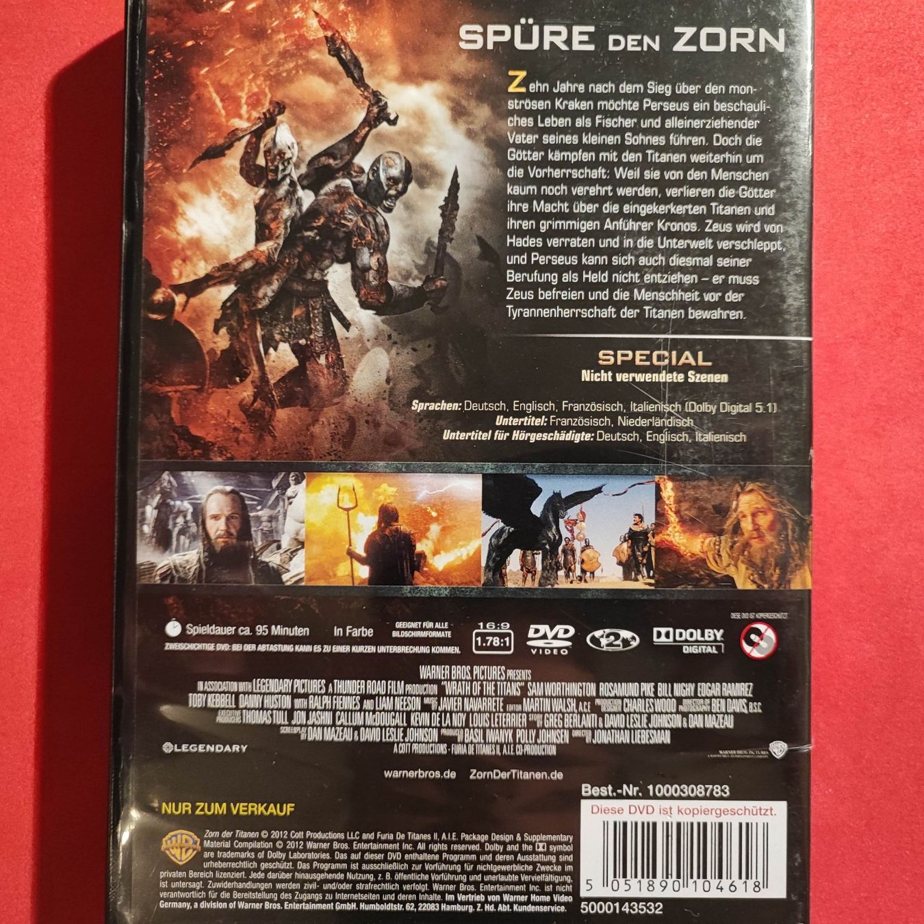 Tutti i DVDs: Zorn der Titanen – Usato da Dübendorf venduto da kb86_MOVIE 1