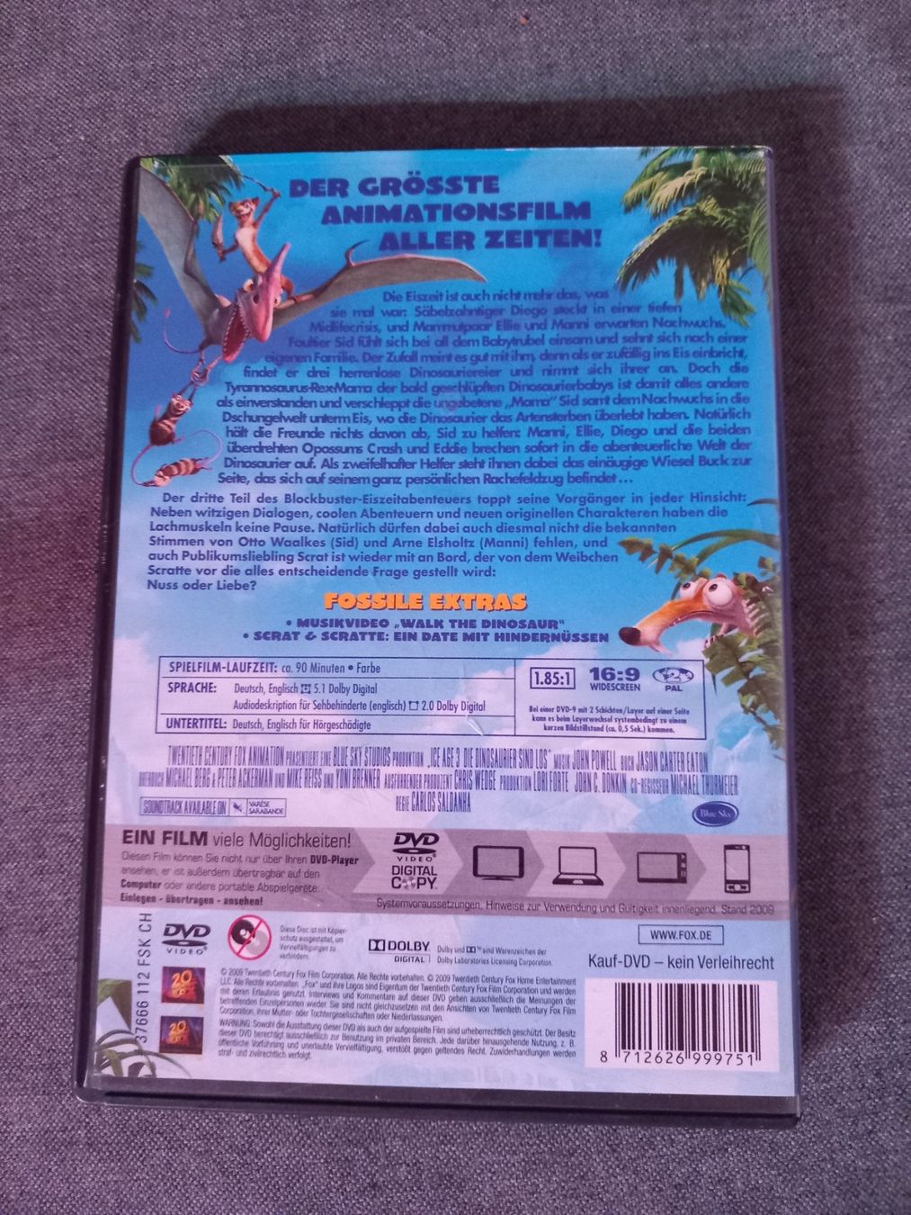 Tutti i DVDs: Ice Age 3, die dinosaurier sind los Dvd – Usato da Büttikon AG venduto da lca_v7pb 1