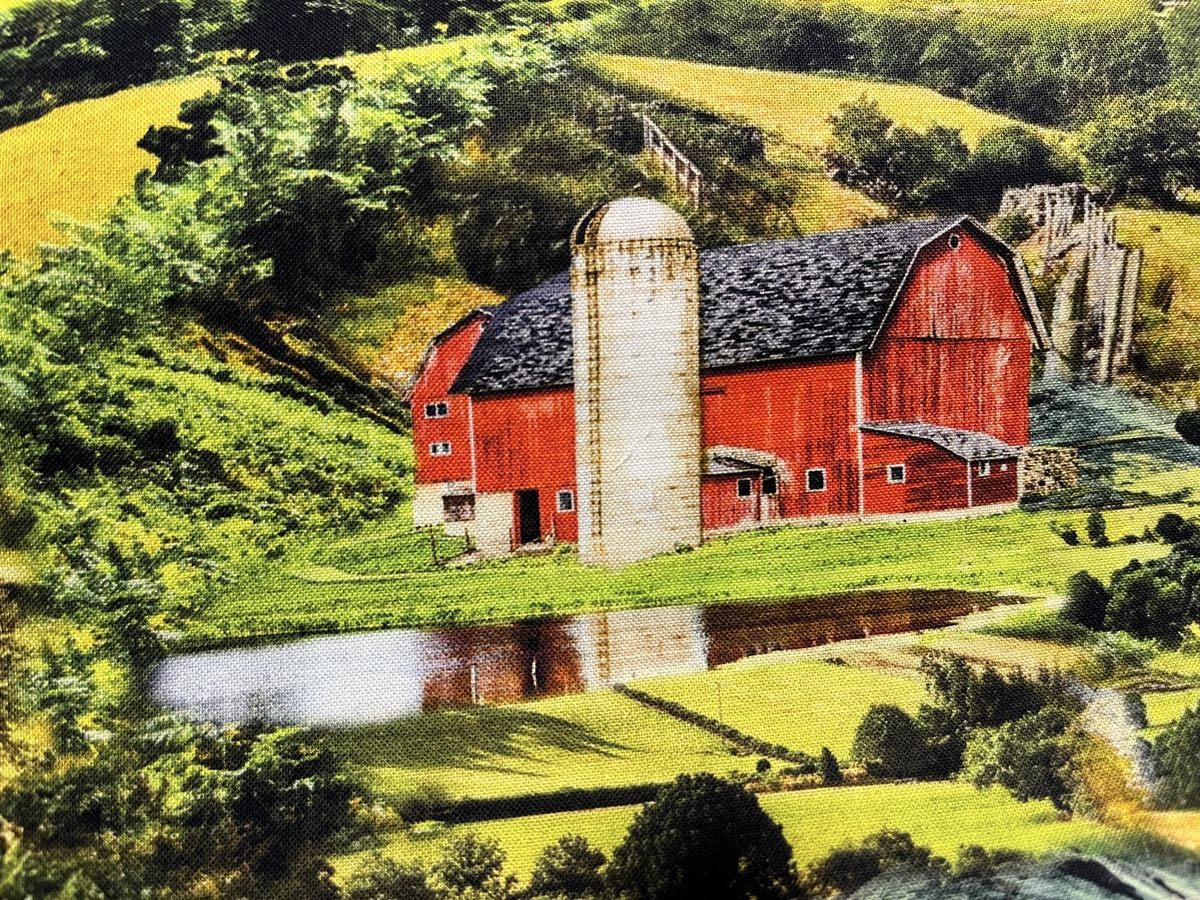 Tissus: Patchworkstoff Farmerhäuser – Neuf (Voir description) à Seuzach par KreativmitStoff 5