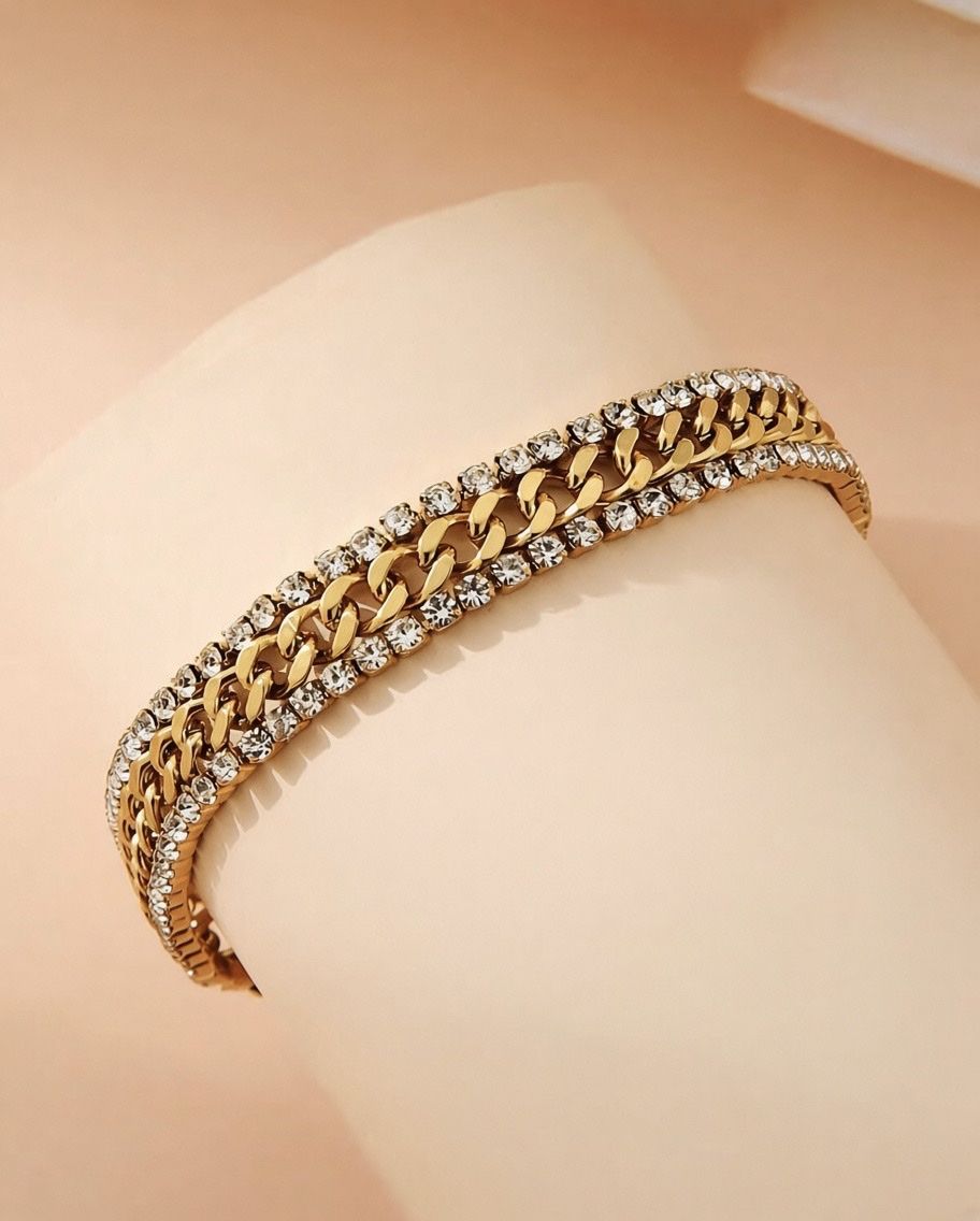 Bracelets: Bracelet plaqué OR 18K  – Neuf avec emballage d'origine à Châtel-St-Denis par Montclair_Swiss 1