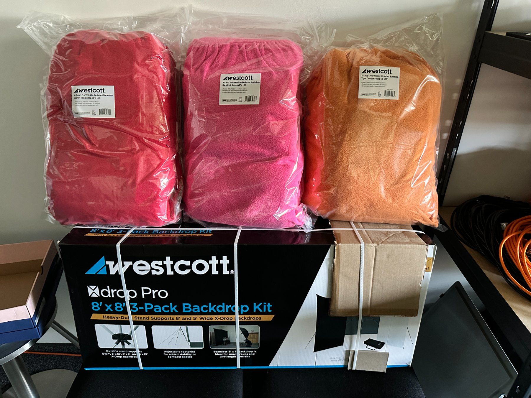 Autres accessoires: Westcott X Drop Pro 3 mit 6 Hintergrund Farben – Neuf avec emballage d'origine à Lommis par Ingoeli