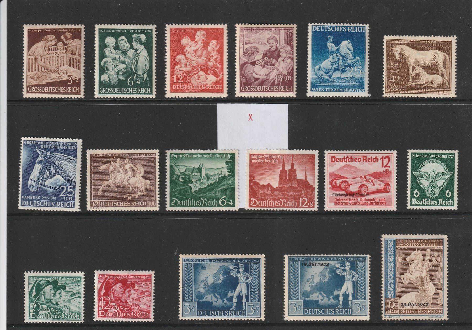 Alle Briefmarken: Deutsches Reich * – Gebraucht aus Breitenbach von anti11