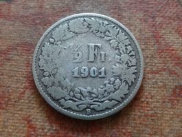 1/2 Fr. 1901  (B)