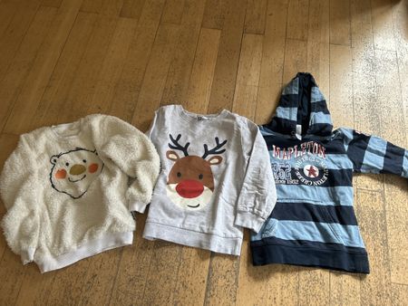 3 coole warme Pullis Gr. 116-122