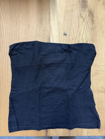 Schwarzes Melrose Bandeau Top, Gr. 38, Sommertop