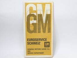 Strassenkarte General Motors Suisse S.A. Biel Landkarte, Rar