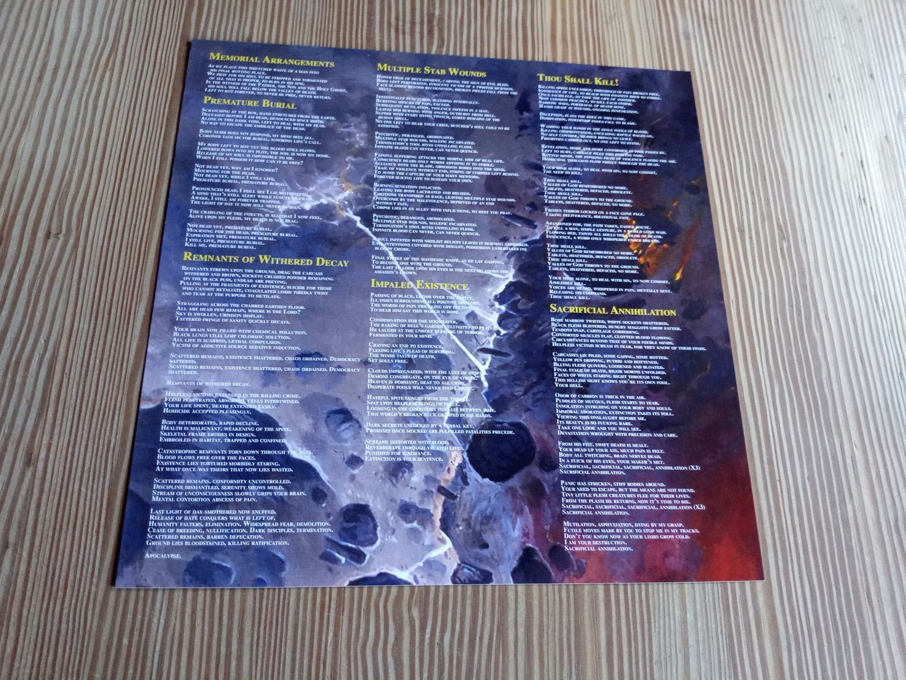 Schallplatten: Malevolent Creation-The Ten Commandments 12'' Orange Vinyl – Neu (gemäss Beschreibung) aus Brienz BE von INTERNALFIRE 2