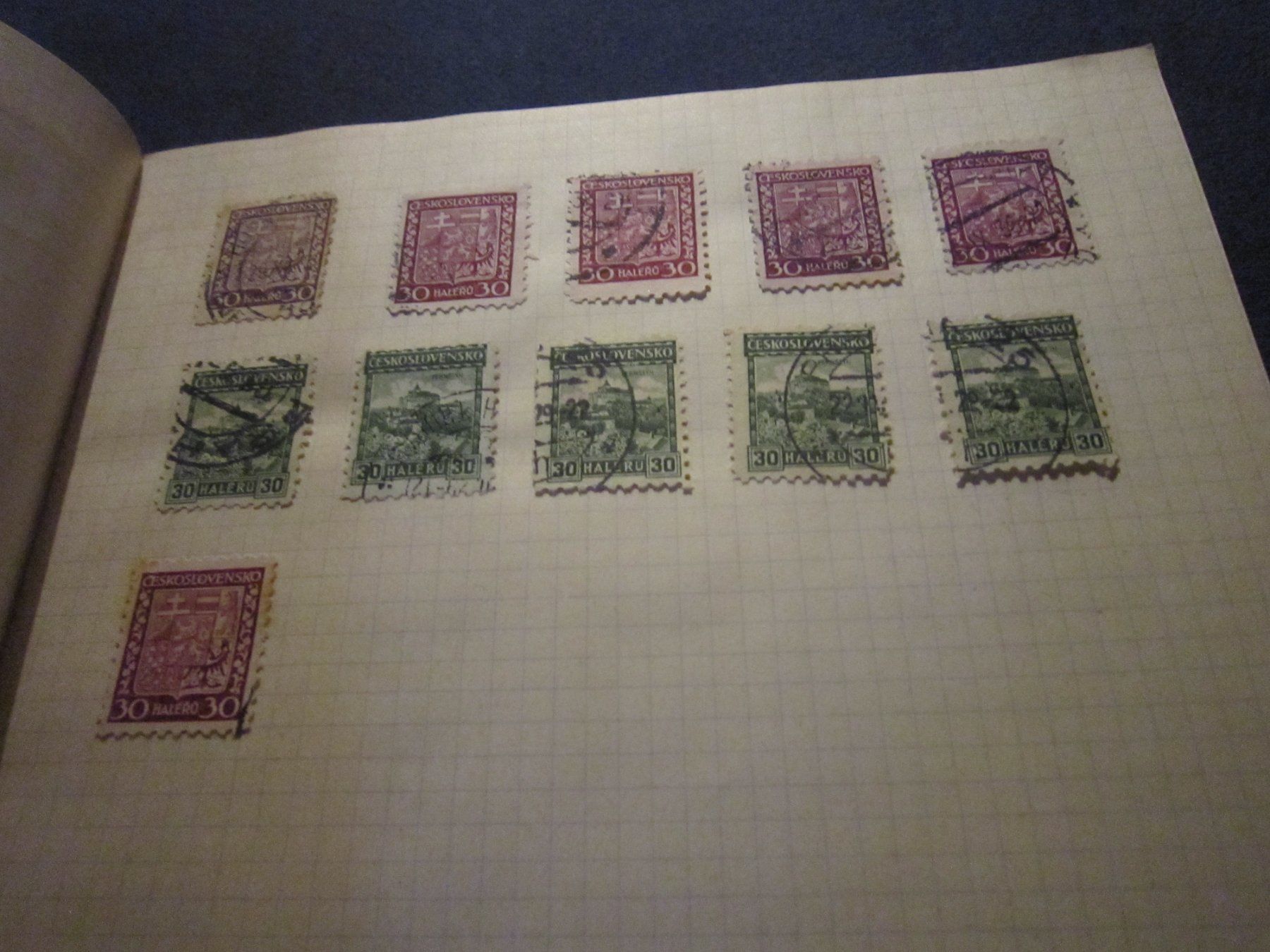 Alle Briefmarken: Büchlein mit Marken Tschekoslavokei – Gebraucht aus Giubiasco von sal_9j6w 4