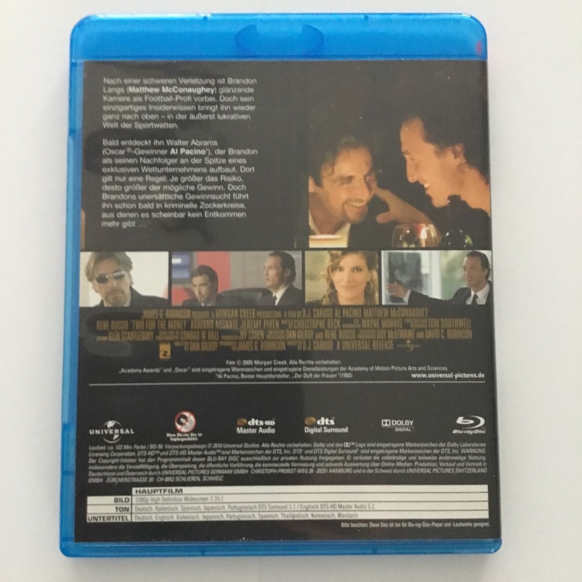 Alle DVDs: Das Schnelle Geld - Blu Ray - Neu Wertig – Neu (gemäss Beschreibung) aus Blauen von berlingo65 1