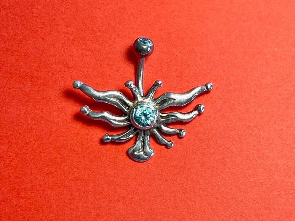Gioielli per piercing: Piercing silber-hellblauer Stein – Usato da Schindellegi venduto da Moom1402