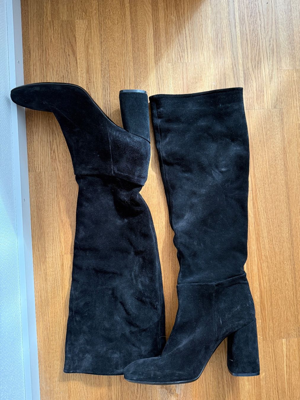Damenschuhe: Schwarze Wildleder Overkneestiefe - Grösse 40 – Neu (gemäss Beschreibung) aus Zumikon von ABrus01 1