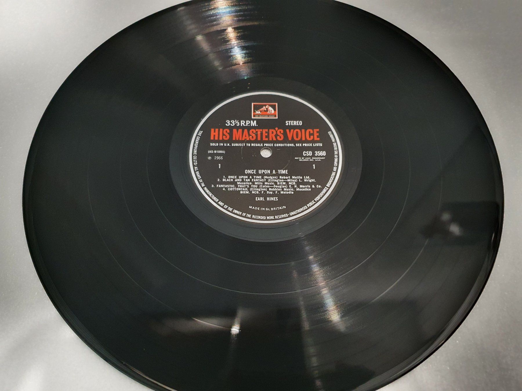 Dischi in vinile: Earl Hines – Once Upon A Time – Usato da Uster venduto da Vinyl-Leidenschaft 4