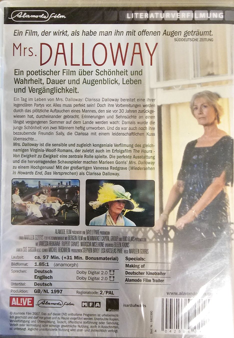 Tutti i DVDs: Mrs. Dalloway – Nuovo e nell'imballaggio originale da Wahlen b. Laufen venduto da Cg10 1