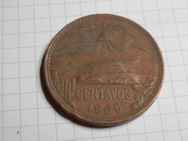 Mexiko 20 Centavos, 1966