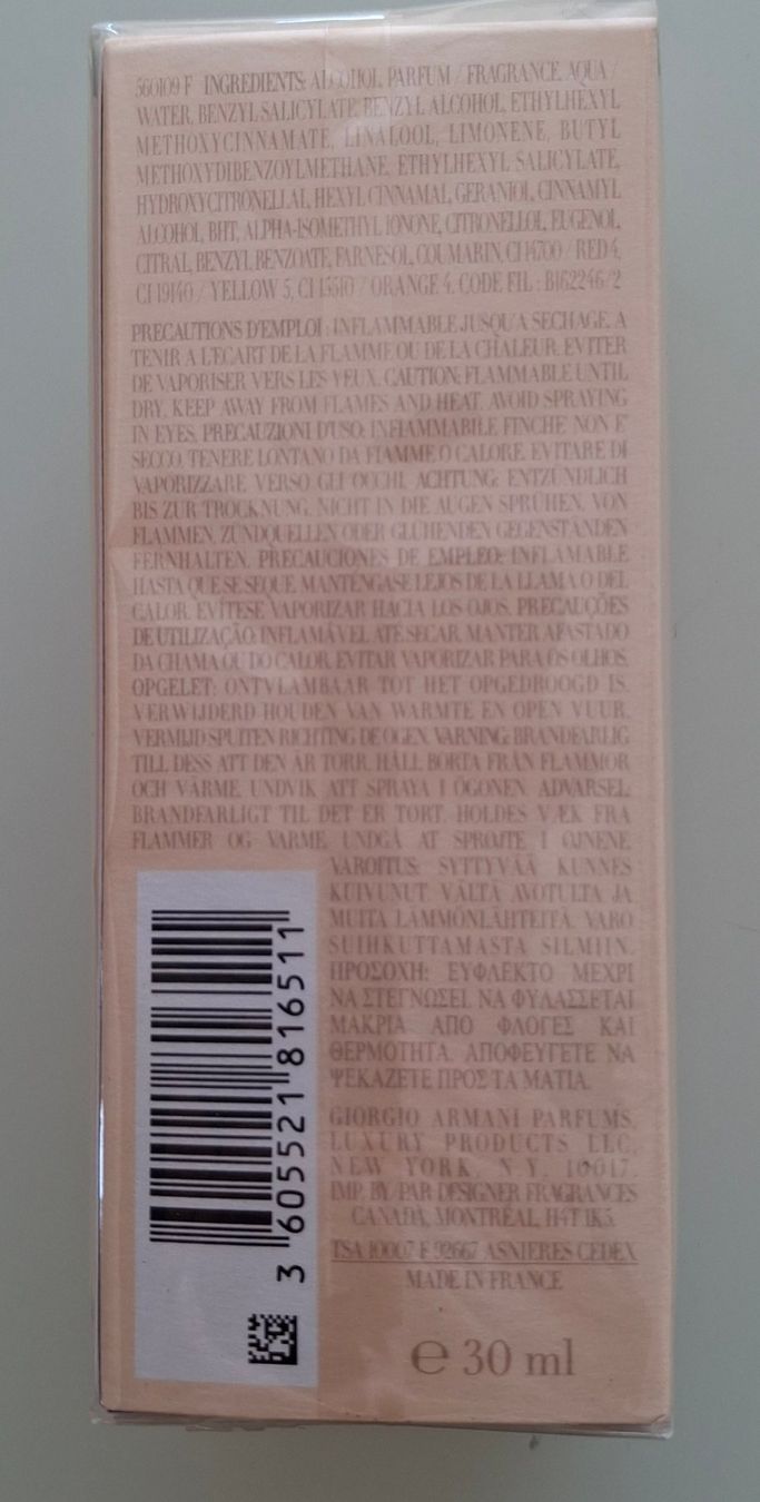 Armani Profumi & Eau de Toilette: Si, Giorgio Armani, Eau de Parfum – Nuovo e nell'imballaggio originale da Reinach BL venduto da Chela04 1