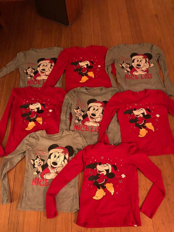 8 Disney MinnieT-Shirts für Party etc. Gr. 150/XS &amp; 164/S | Kaufen auf ...