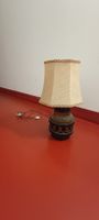 Retro Tischlampe, Beige Lampenschirm, Top!