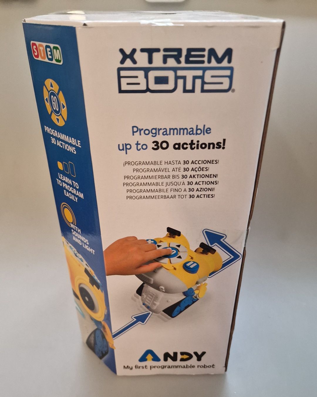 RC Modellbau: Programmierbarer Spielzeugroboter ANDY mit Sound & Licht – Neu und originalverpackt aus Oberuzwil von aseinkaufswelt 2
