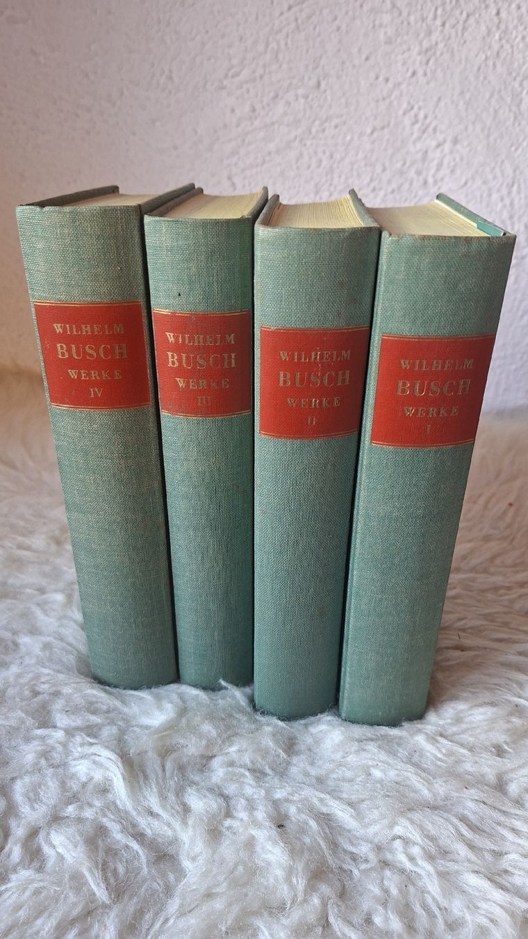 Libri: Wilhelm Busch Gesamtausgabe 4 Bände – Usato da Hittnau venduto da Agi010