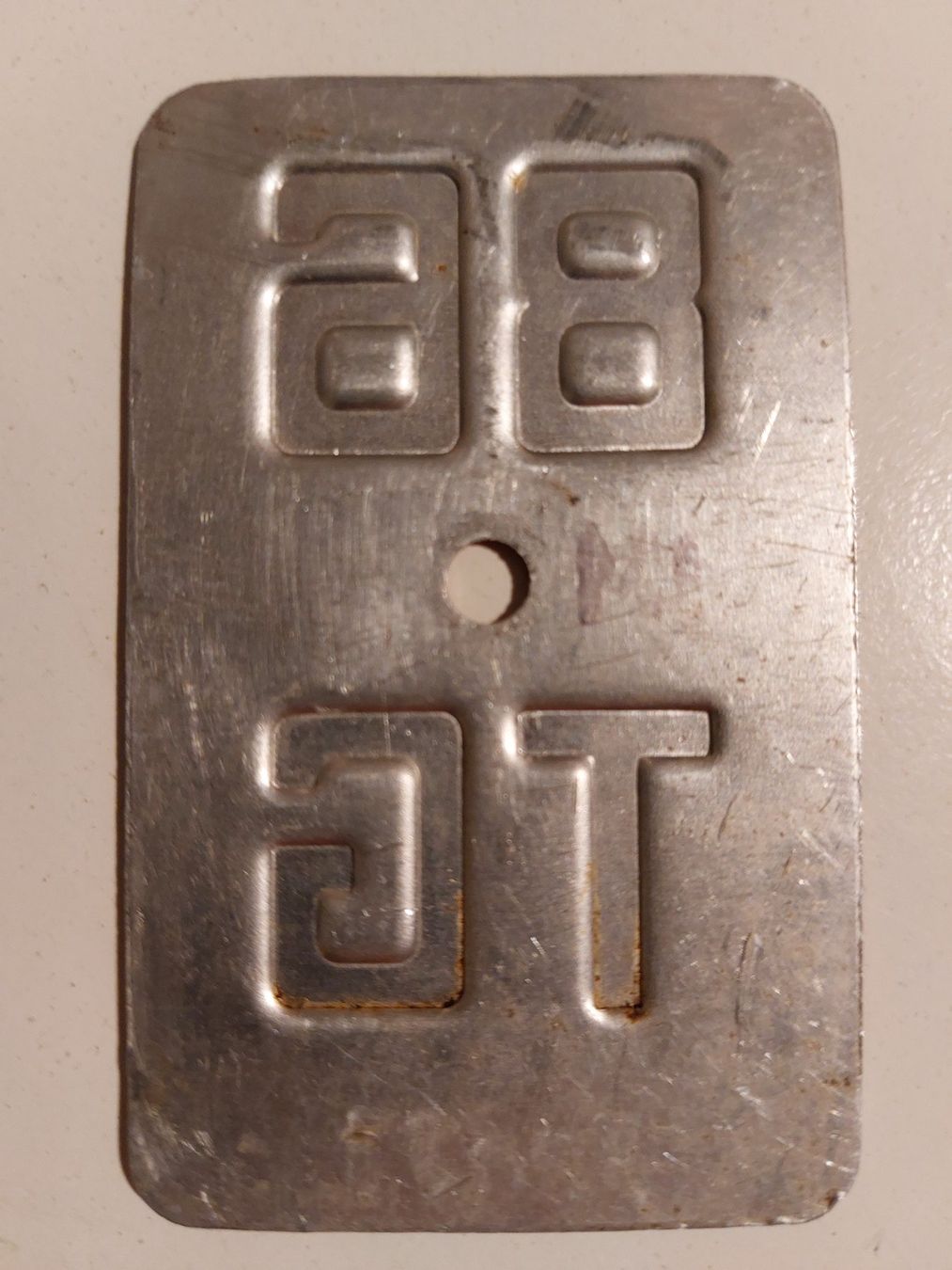 Sachs Insegne: Velonummer TG 86 plaque Velo – Usato da Schenkon venduto da Uhu007 1