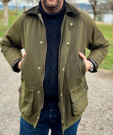 Hunting Jacket waxed L/42 (like Barbour, Belstaff)