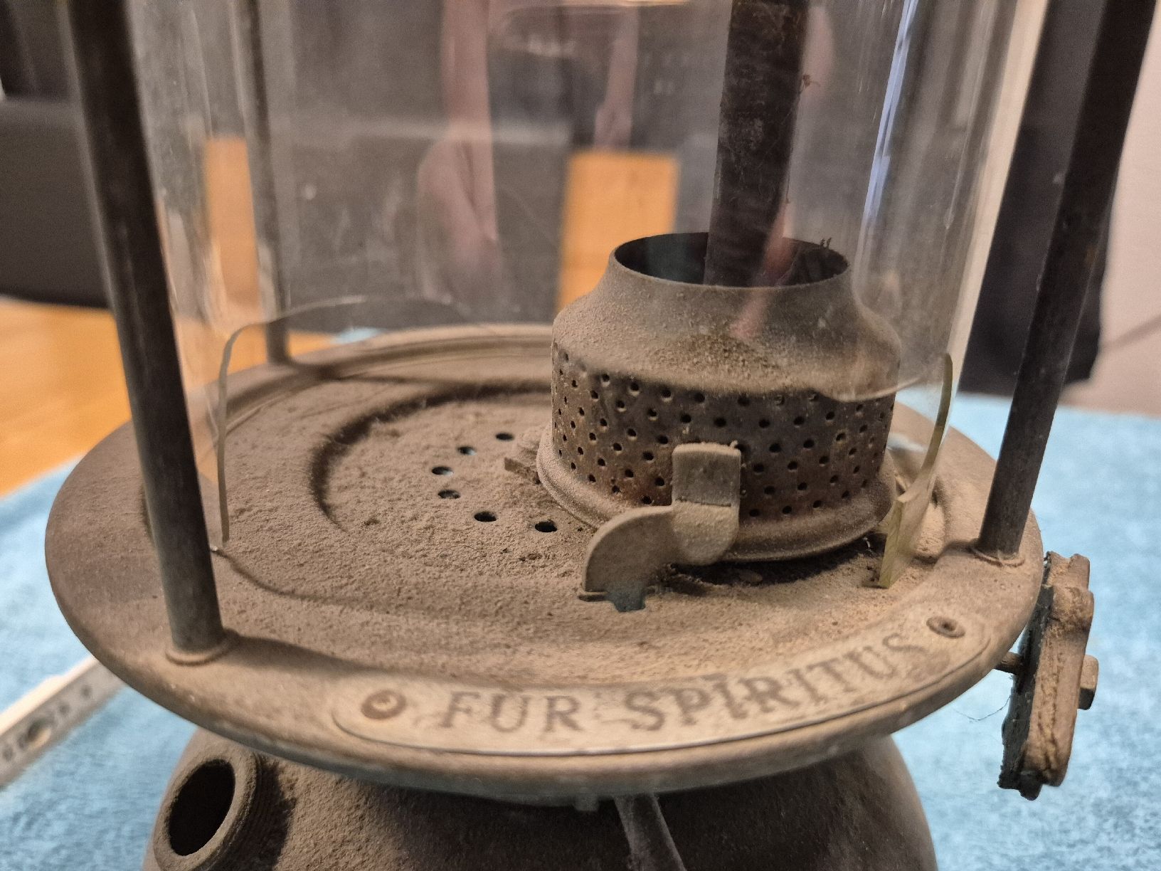 Lampade: Petroleum-Starklichtlampe, Hasag  1930/1940 – Difettoso da Vilters venduto da Fleiflomi 4