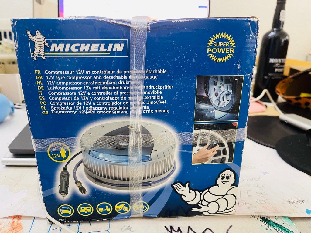 Michelin Kompressoren: Michelin Luftkompressor mit RTeifendruckprüfer – Neu und originalverpackt aus Zürich von waldmaedchen 1