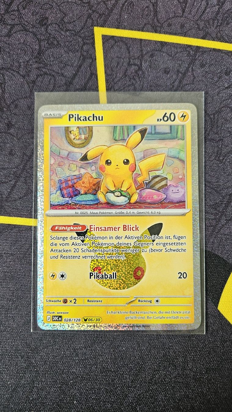 Pokémon Sammelbilder & Trading cards: Pikachu, 30th Celebration 06/30 – Neu (gemäss Beschreibung) aus Schliern b. Köniz von Smurox