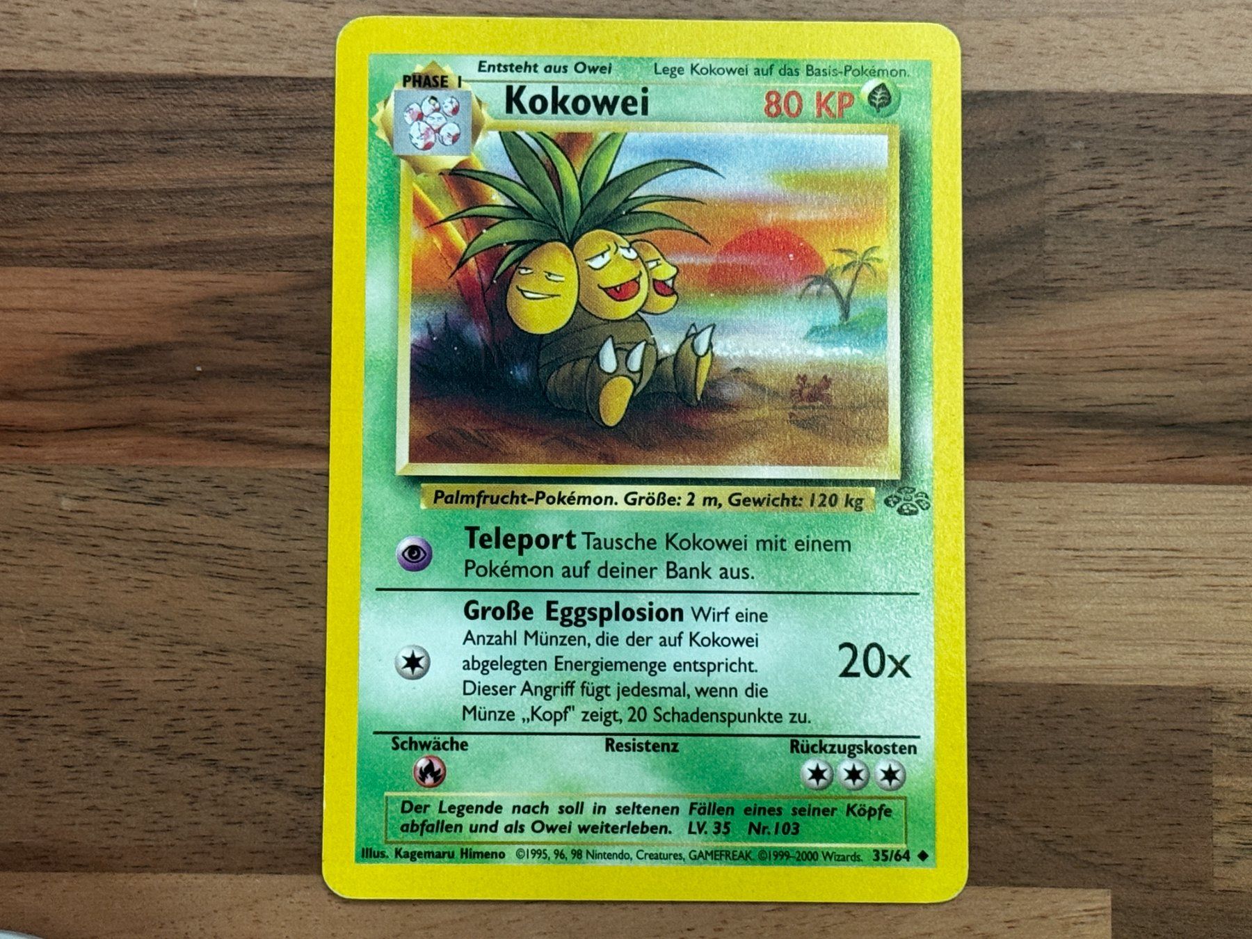 Pokémon Carte collezionabili: Pokemon Trading Karte Kokowei – Usato da Glattfelden venduto da Dani_Tanner