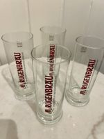 Rugenbräu Bierglaeser, 4 Stk!