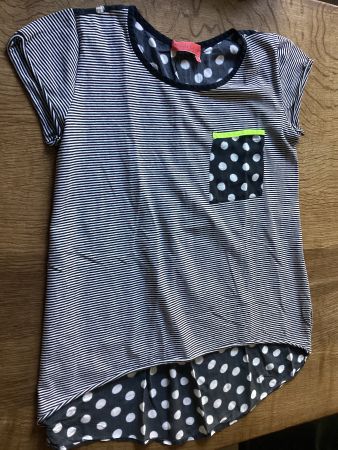 *MANITA GRACE* T-SHIRT Gr.M (Made Italy) gepunkte/gestreift