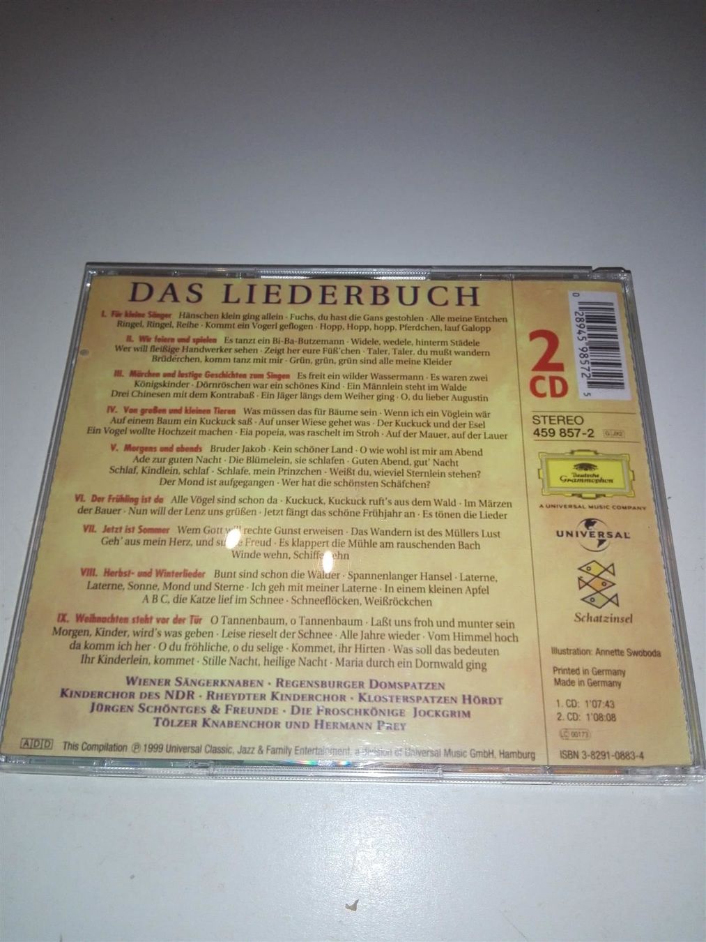 CD: Das Liederbuch  (72 Kinderlieder)  2-CDs – Usato da St. Gallen venduto da elk2021 7