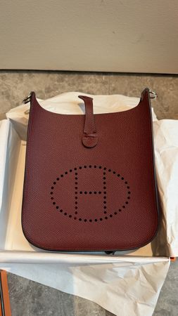 Hermes Evelyne  16 Epsom rouge H 
