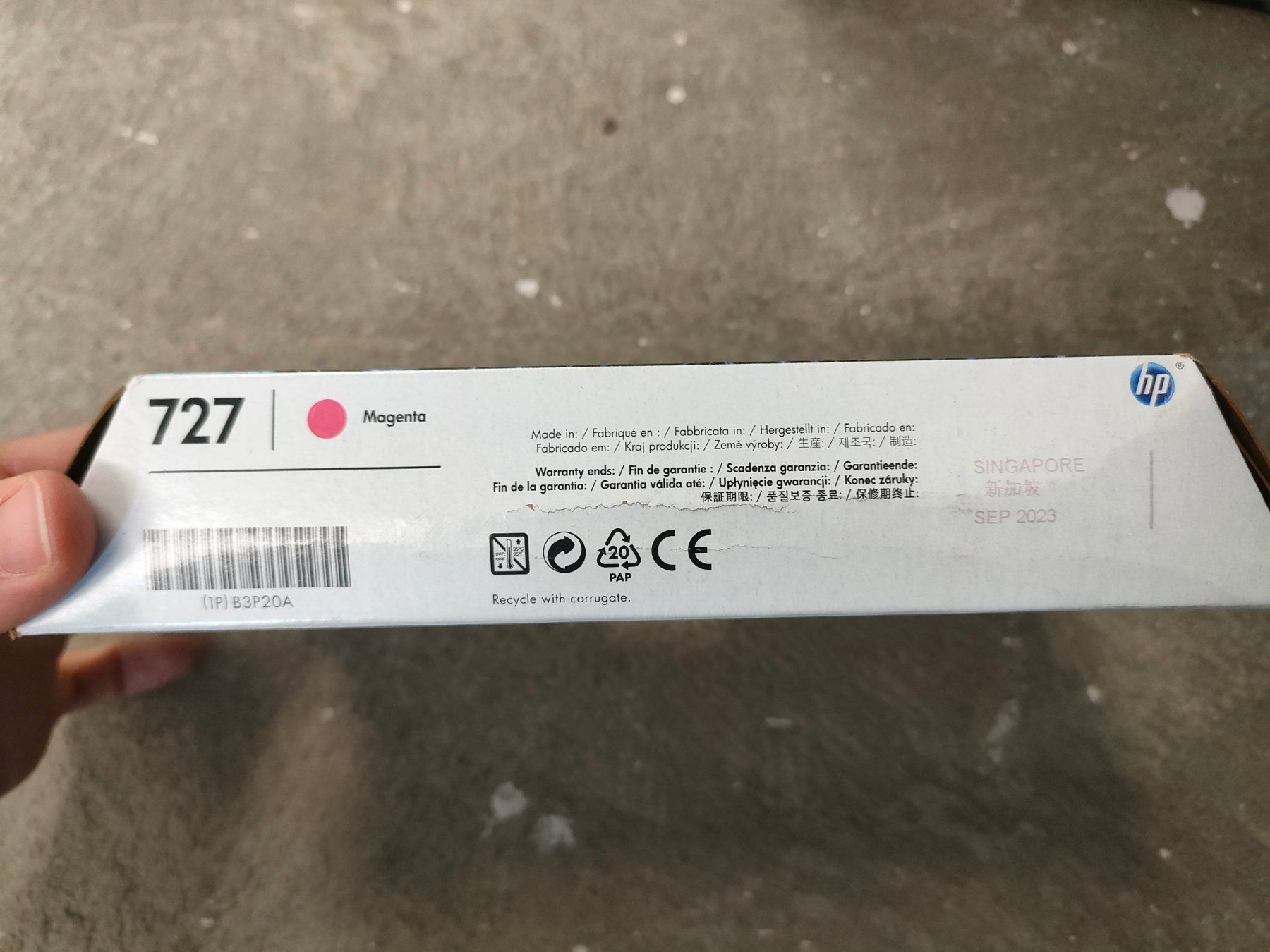 Hewlett Packard Cartucce per stampanti & toner: HP Tinte No. 727 magenta 130ml – Nuovo e nell'imballaggio originale da Schongau venduto da inf_d8qn 1