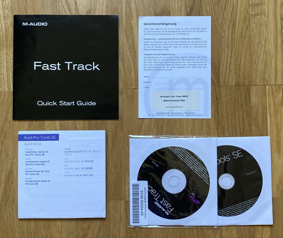 M-Audio Attrezzatura per studi di registrazione: M-Audio Fast Track USB – Audio Interface – Usato da Zürich venduto da Sick0 6