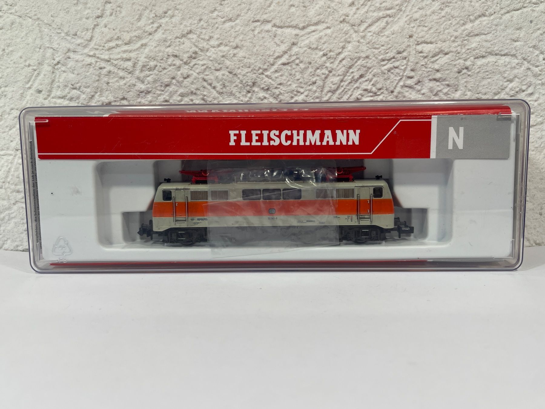 Fleischmann Modellini di ferrovie: Fleischmann 734607 DB BR 111 E-Lok , gealtert, Spur N – Usato da Wilderswil venduto da Modellbahn-Shop-Moll 6