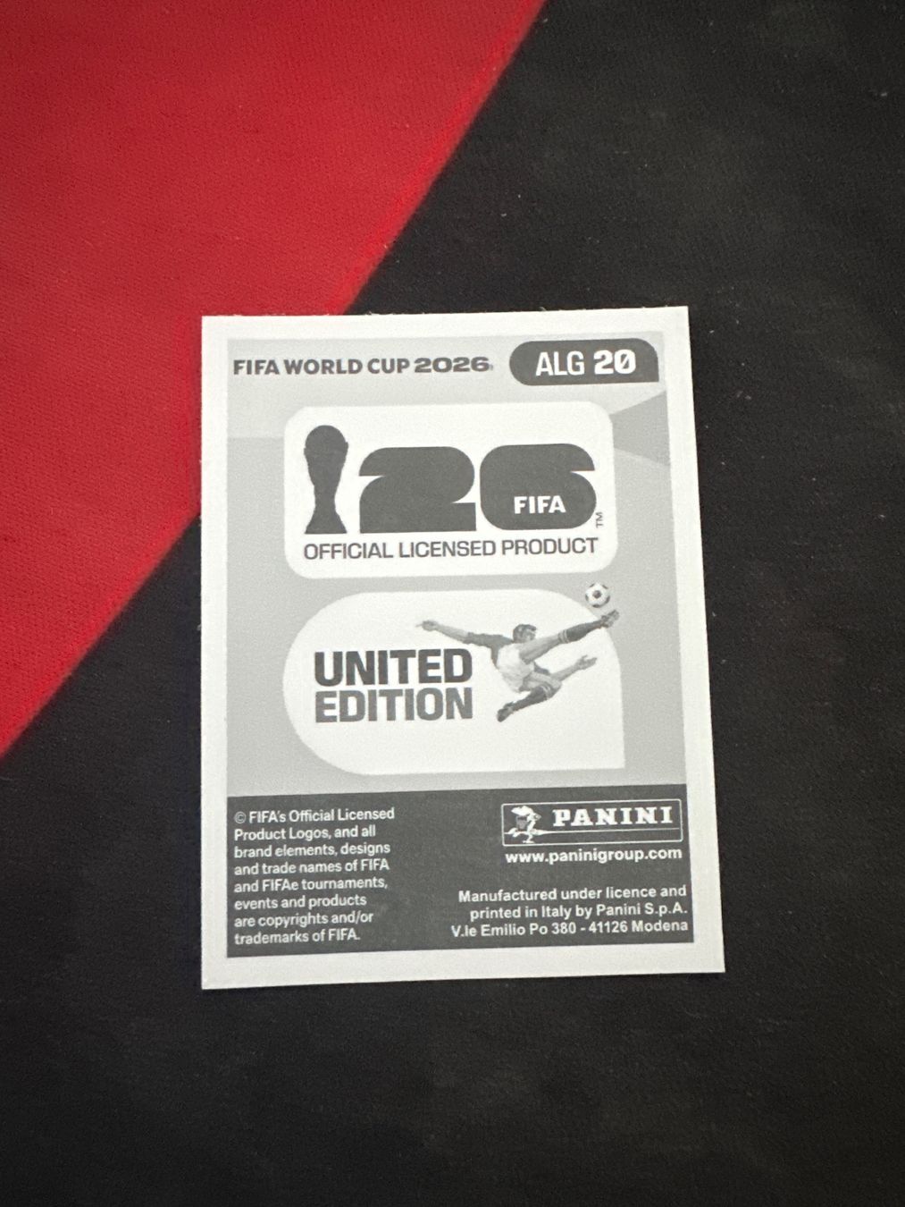 Panini Carte collezionabili: Panini FIFA WM 2026 Sticker - ALG 20 – Usato da Sulz AG venduto da DealWerk 1