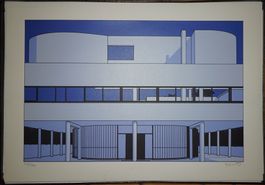 Le Corbusier, Villa Savoye, Sérigraphies rares, signées!
